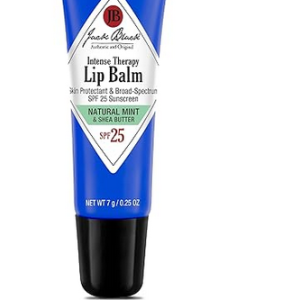 Best Jack Black Intense Therapy Lip Balm SPF 25 – Natural Mint & Shea Butter Hydrating Lip Moisturizer with Sun Protection | Long-Lasting Lip Care (0.25 oz)
