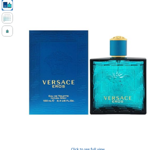 Best Versace Eros Eau de Toilette for Men 3.4 oz – Long-Lasting Fresh & Woody Masculine Fragrance | Bold, Seductive & Energizing Scent