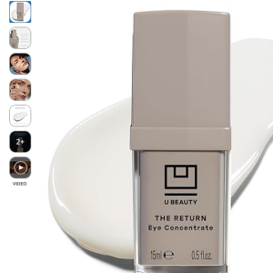 Best U Beauty The RETURN Eye Concentrate – Peptide Anti-Aging Eye Cream for Brightening, Firming & Reducing Dark Circles | Targets Fine Lines, Puffiness & Under-Eye Wrinkles – 0.5 fl oz