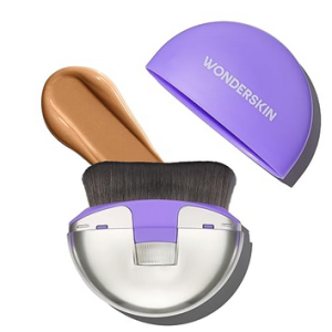 Best Wonderskin Dial-It-Up Brush – Adjustable 3-in-1 Makeup Brush for Foundation, Powder & Creams – Sheer to Full Coverage – Ergonomic Precision Design