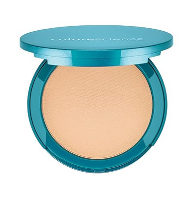 Best Colorescience Natural Finish Pressed Foundation SPF 20 – Lightweight Mineral Powder Foundation with Sun Protection – Buildable Coverage for a Smooth, Natural Look