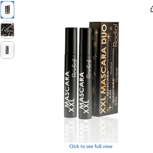 Best Rodial XXL Mascara Duo Kit – Holiday Gift Set with 2 Volumizing Black Mascaras | Long-Wear, Conditioning Formula with Beeswax, Carnauba Wax & Collagen
