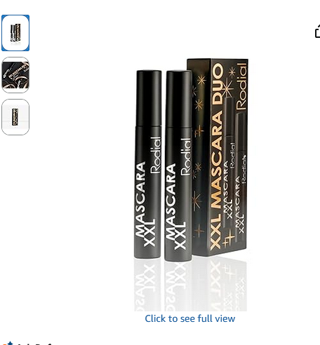 Best Rodial XXL Mascara Duo Kit – Holiday Gift Set with 2 Volumizing Black Mascaras | Long-Wear, Conditioning Formula with Beeswax, Carnauba Wax & Collagen