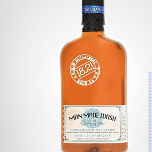 Best 18.21 Man Made 3-in-1 Body Wash, Shampoo & Conditioner for Men – Strengthening & Moisturizing Formula, All Hair & Skin Types, Masculine Fragrance (18 oz)