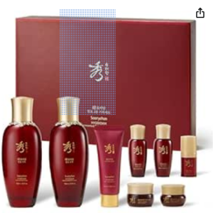 Best Sooryehan Hyobidam Ginseng Skincare Gift Set – Premium Korean Anti-Aging Set with Wild Ginseng for Firm, Hydrated & Youthful Skin (13.53 fl oz)