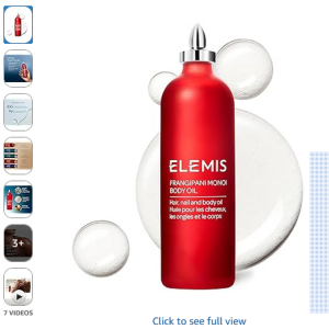 Best ELEMIS Frangipani Monoi Body Oil 100ml – Luxurious Nourishing Body & Hair Oil | Hydrating Polynesian Monoi & Frangipani Scent for Silky Soft Skin