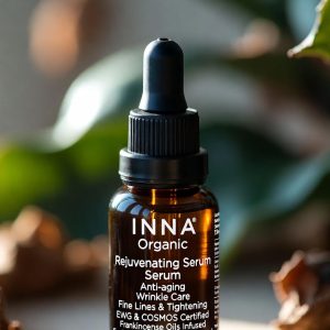 Best INNA Organic Rejuvenating Serum – Anti-Aging, Firming & Wrinkle Care with Frankincense Essential Oil | EWG & COSMOS Certified Clean Beauty for Fine Lines, Tightening & Radiant Skin