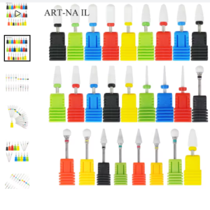 Professional Ceramic Nail Drill Bit – Electric Manicure & Pedicure Milling Cutter for Gel, Acrylic & Nail Art Removal (1 Pc