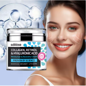 ENVISHA Collagen Retinol Face Cream with Hyaluronic Acid – Anti-Aging Firming & Hydrating Moisturizer